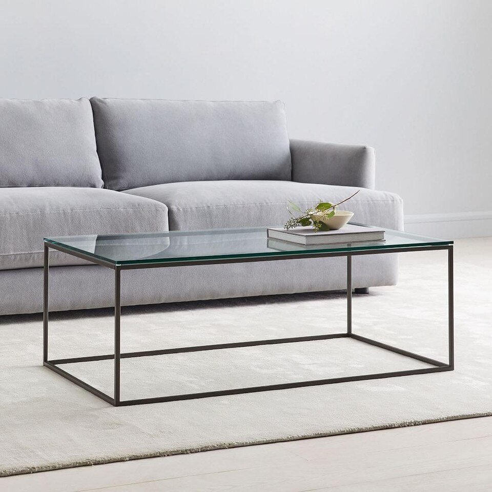 Streamline Rectangle Coffee Table (112 cm) West Elm UK
